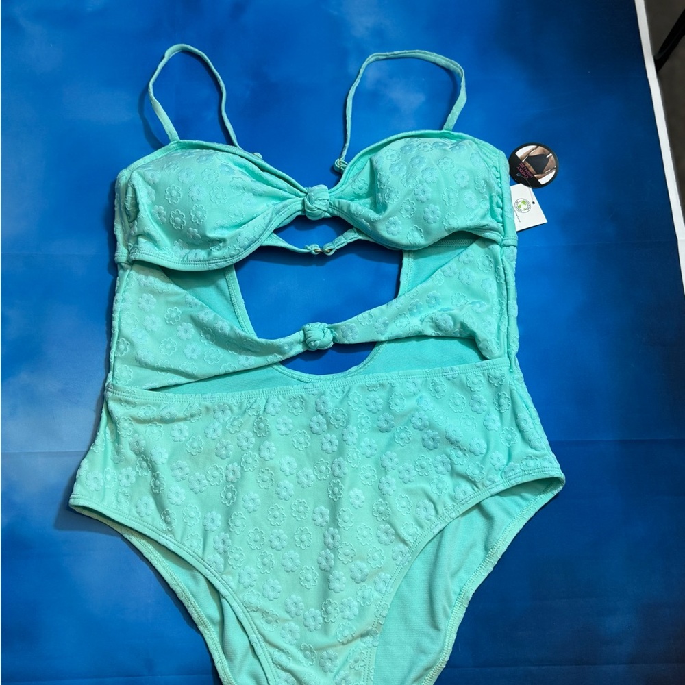 NOBO Women's One Piece Swimsuit - Aqua